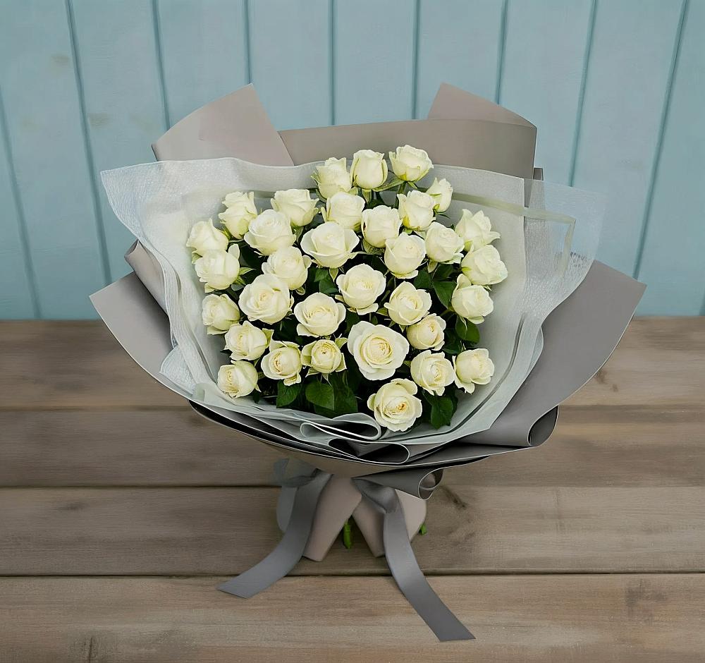 Букет Белоснежная нежность в Дивеево