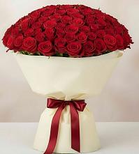 Букет 101 Красная роза Милано в Дивеево