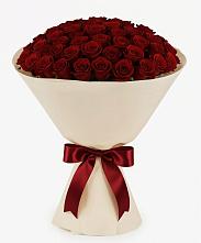 Букет 101 Бордовая роза Блэк Бакарра в Дивеево