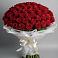 Букет 101 Красная роза Блэк Мэджик в Дивеево
