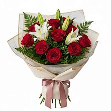 Букет цветов из:  Лилии и Розы в Дивеево