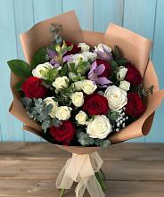 Букет цветов из:  Розы и Альстромерии в Дивеево