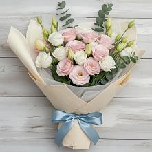 Букет цветов из:  Лизиантусы #REPLACE_PRED# Дивеево