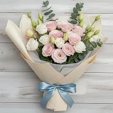 Букет цветов из:  Лизиантусы в Дивеево