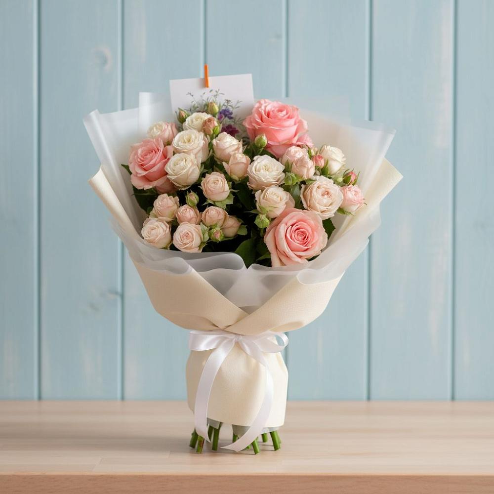 Букет цветов из: Розы в Дивеево