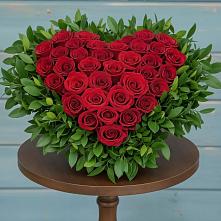 Цветочная композиция из Розы в виде сердца #REPLACE_PRED# Дивеево