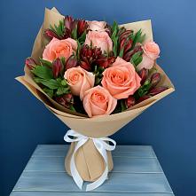 Букет цветов из:  Розы и Альстромерии в Дивеево