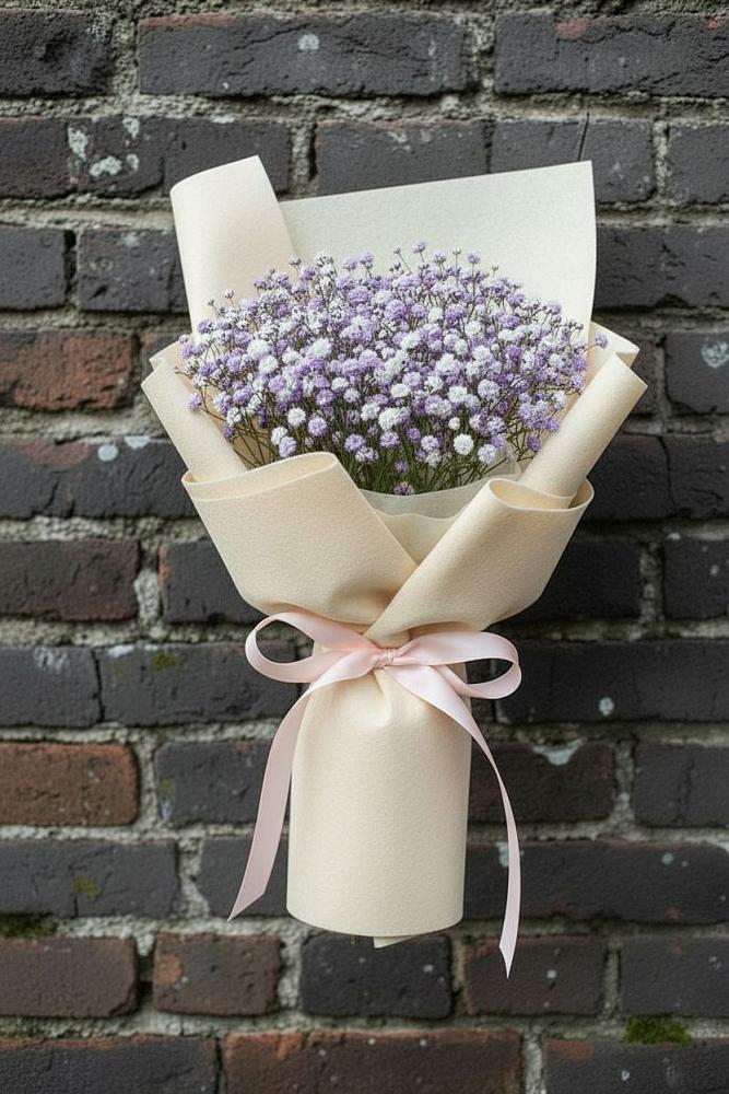 Букет цветов из: Гипсофила в Дивеево