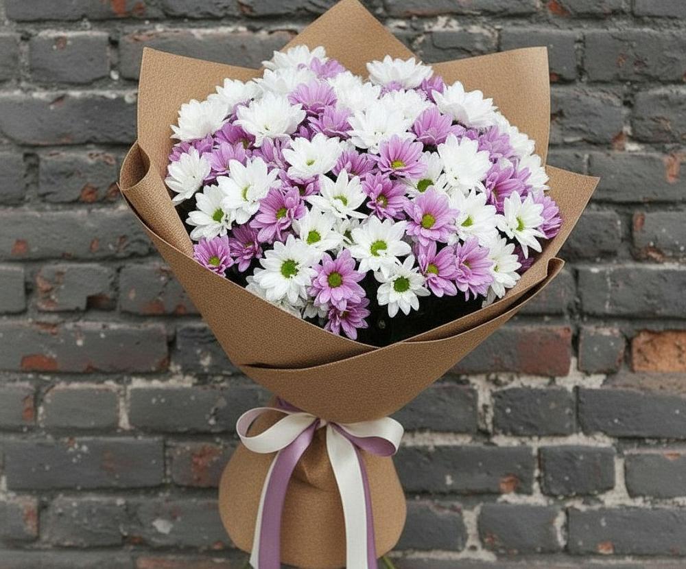 Букет цветов из: Хризантемы в Дивеево