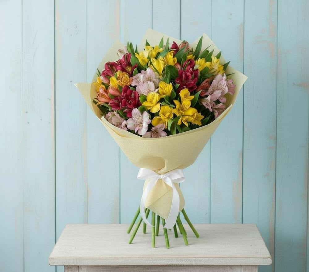Букет цветов из: Альстромерии в Дивеево