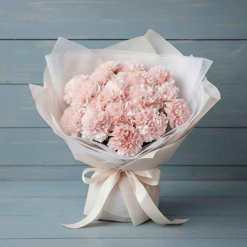 Букет цветов из: Гвоздики в Дивеево