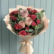 Букет цветов из:  Гвоздики и Розы #REPLACE_PRED# Дивеево