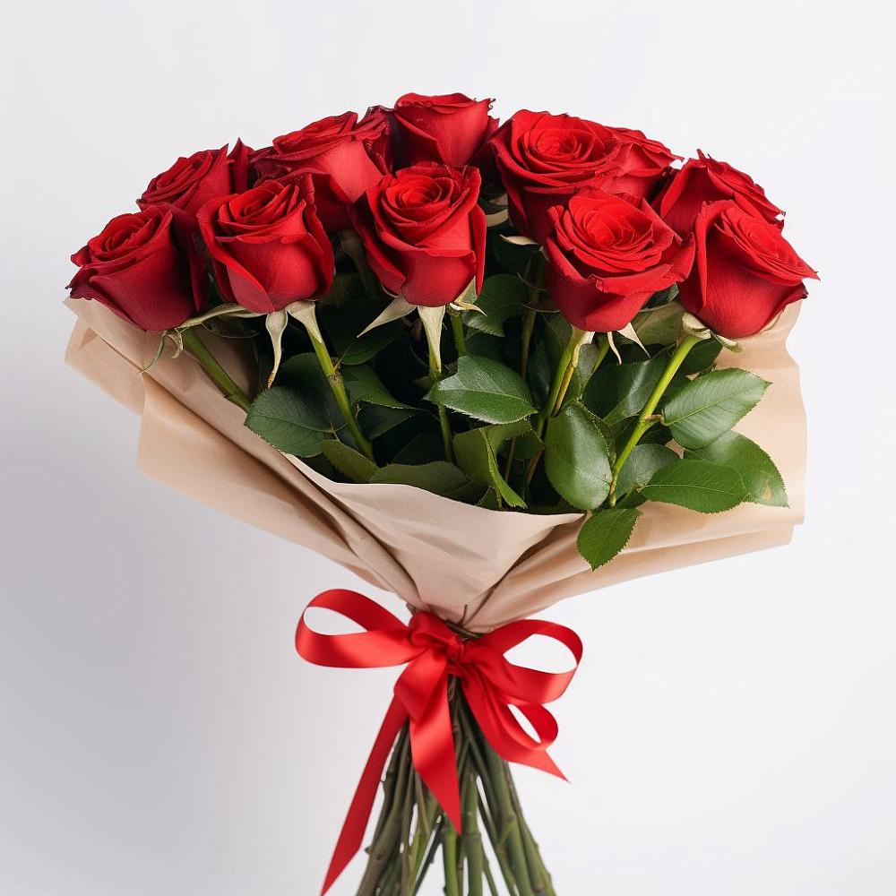 Букет 11 Красных роз Эдлесс Лав в Дивеево